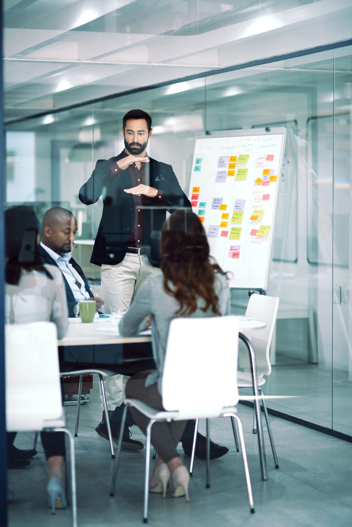 scrum master working with diverse team